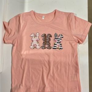 New girls bunny shirt, size 4